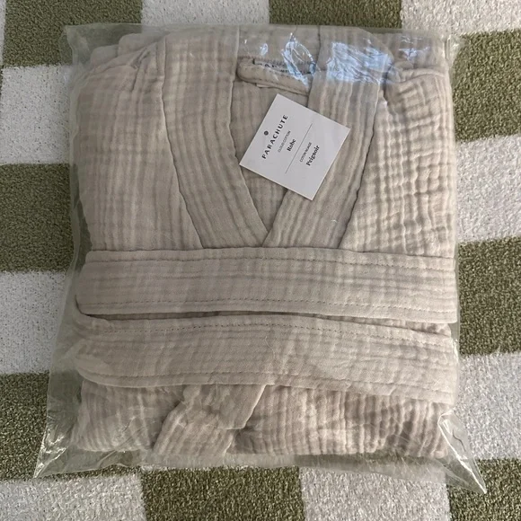 NWT Parachute Cloud Cotton Robe - Bone - Picture 4 of 6